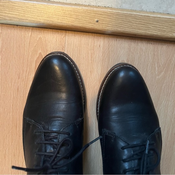 Aldo black leather Oxford shoes - Picture 9 of 9